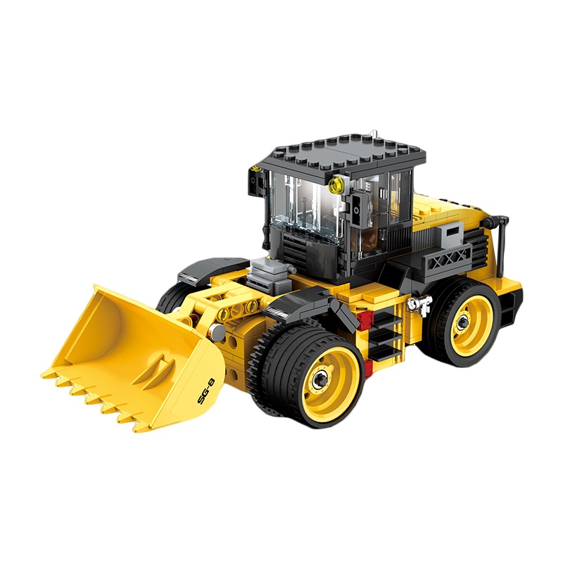 奥迪双钻积木拼搭遥控工程铲运车HA389055