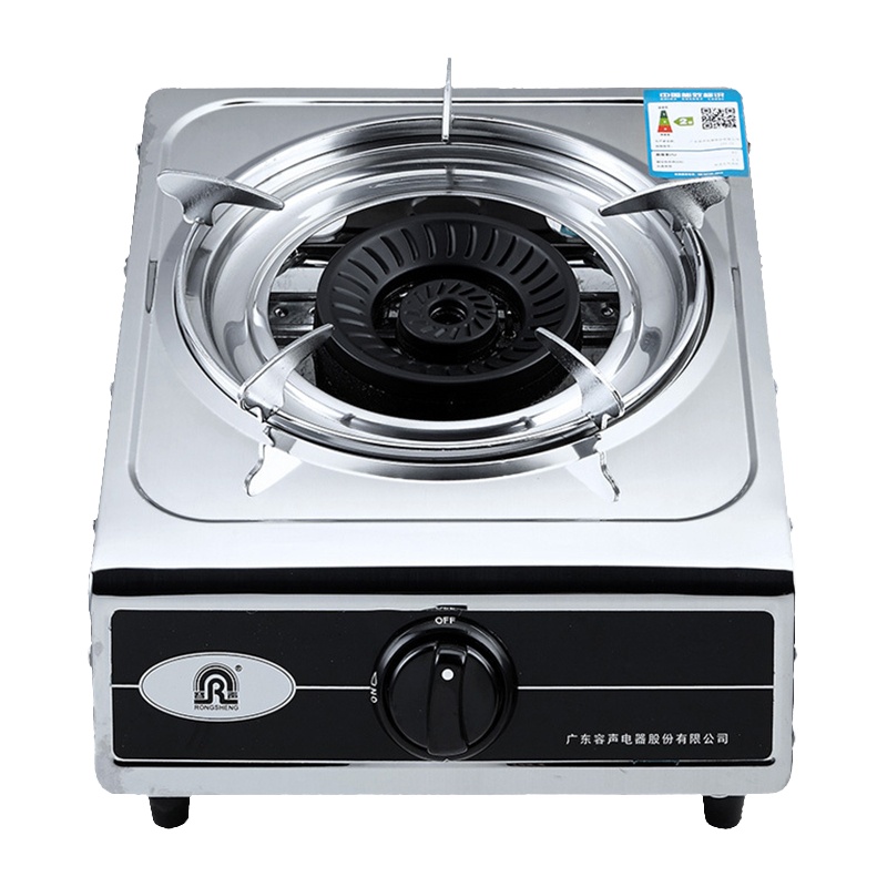 容声燃气灶JZT-P18 大火力不锈钢台式单灶具 天然气