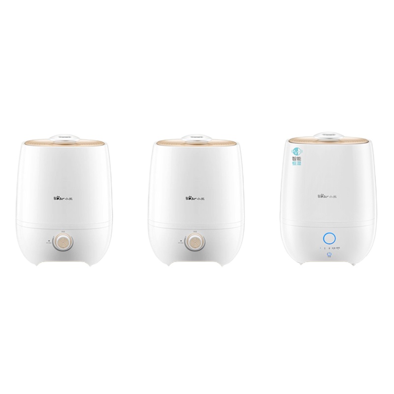 小熊(Bear)加湿器 JSQ-A40A2 标准版 5升大容量办公家用静音卧室香薰大雾量加湿器净化空气补水(XF)