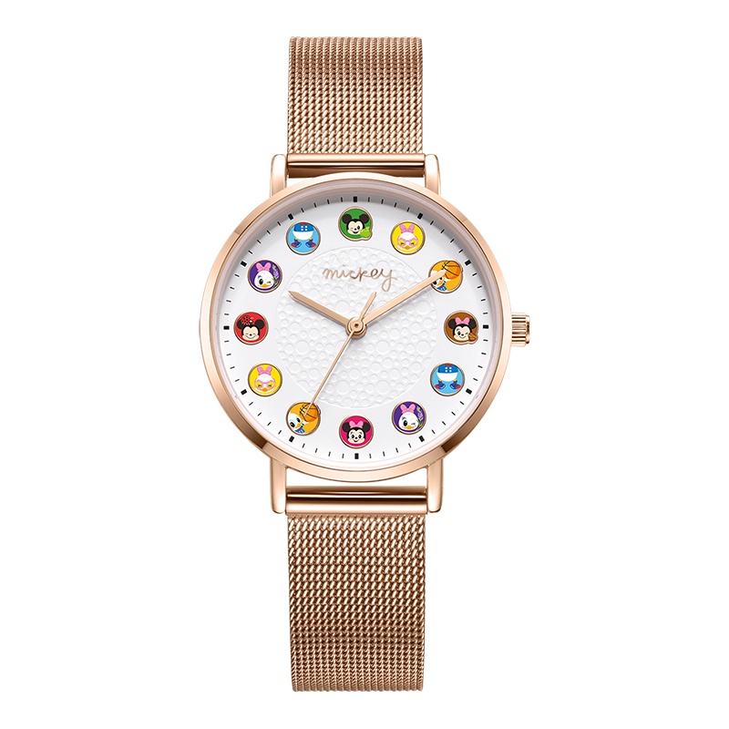 迪士尼儿童手表女2021年新款女孩小学生初高中简约ins风小众设计电子表