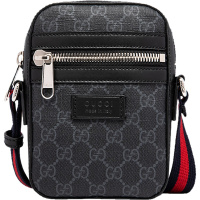 GUCCI 古驰 男款GG图案人造帆布小号单肩包斜挎差包 598103 K5RLN