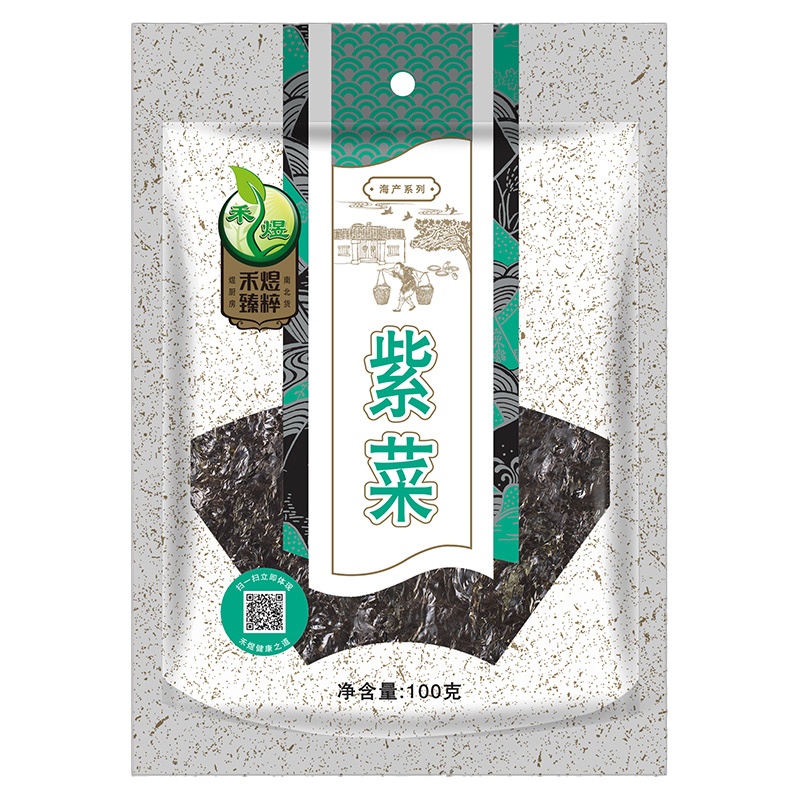 禾煜 紫菜100g/袋 海产干货 煲汤食材 南北干货 禾煜出品