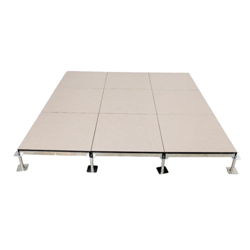 众康 防静电瓷制地板 600*600(象牙白)+压条