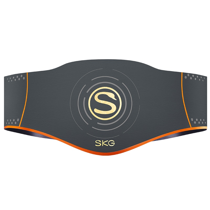 七夕生日礼物 SKG腰部按摩器 W5 墨蓝色护腰热敷腰腹部舒缓疲劳姨妈按摩腰椎仪器