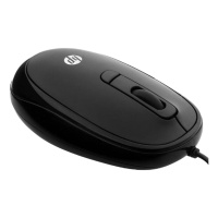 惠普HP 有线鼠标 支持win8笔记本台式机家用办公高灵敏三档可调 黑色