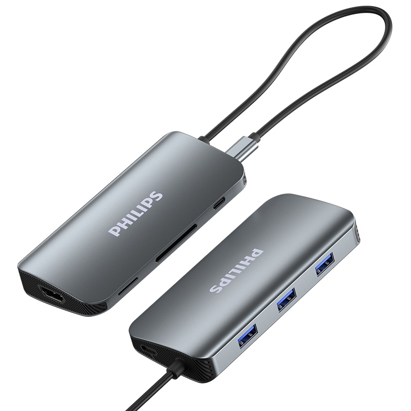 飞利浦type-c拓展坞电脑转换器 转接头笔记本扩展macbook pro苹果配件air投影仪转换器HDMI