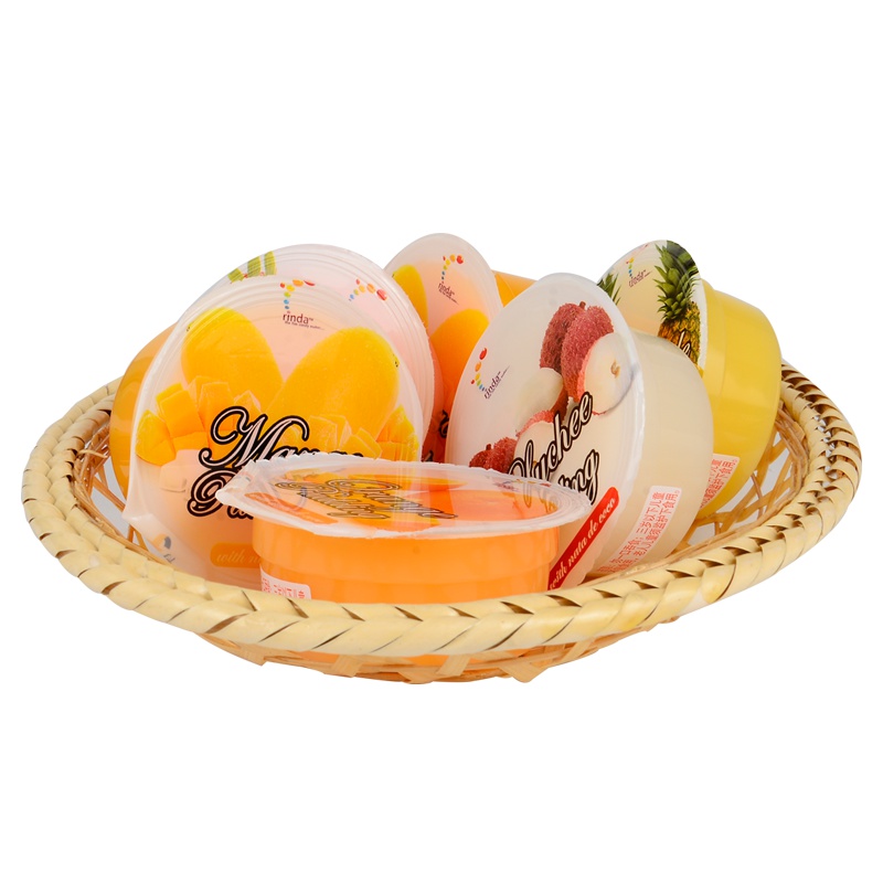 马来西亚原装进口 多果味奶香椰纤果冻 果肉布丁 80g*6 乳酸果冻 零食小吃 果味果冻 多种口味休闲零食