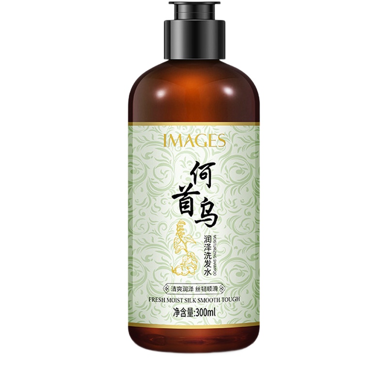 形象美何首乌润泽补水保湿洗发水300ml 温和洁净清爽洗发露润发洗护