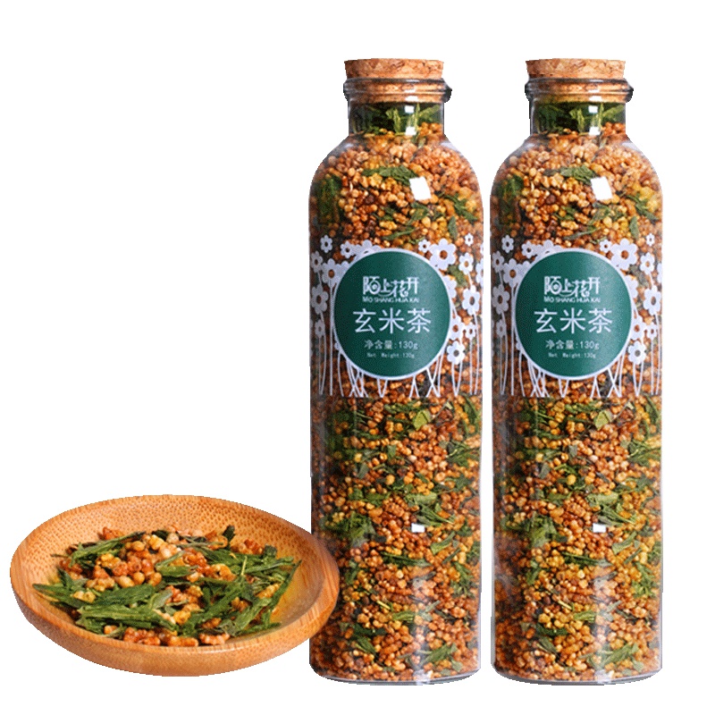 买1送1 陌上花开玄米茶 日式玄米绿茶包糙米茶蒸青绿茶五谷茶