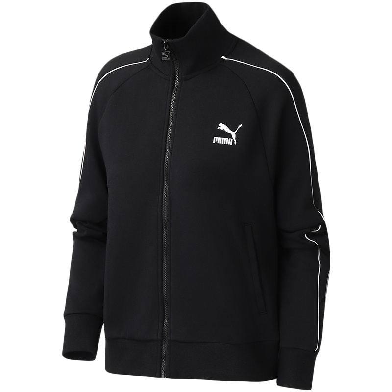 PUMA彪马女装运动服休闲针织立领夹克外套598130