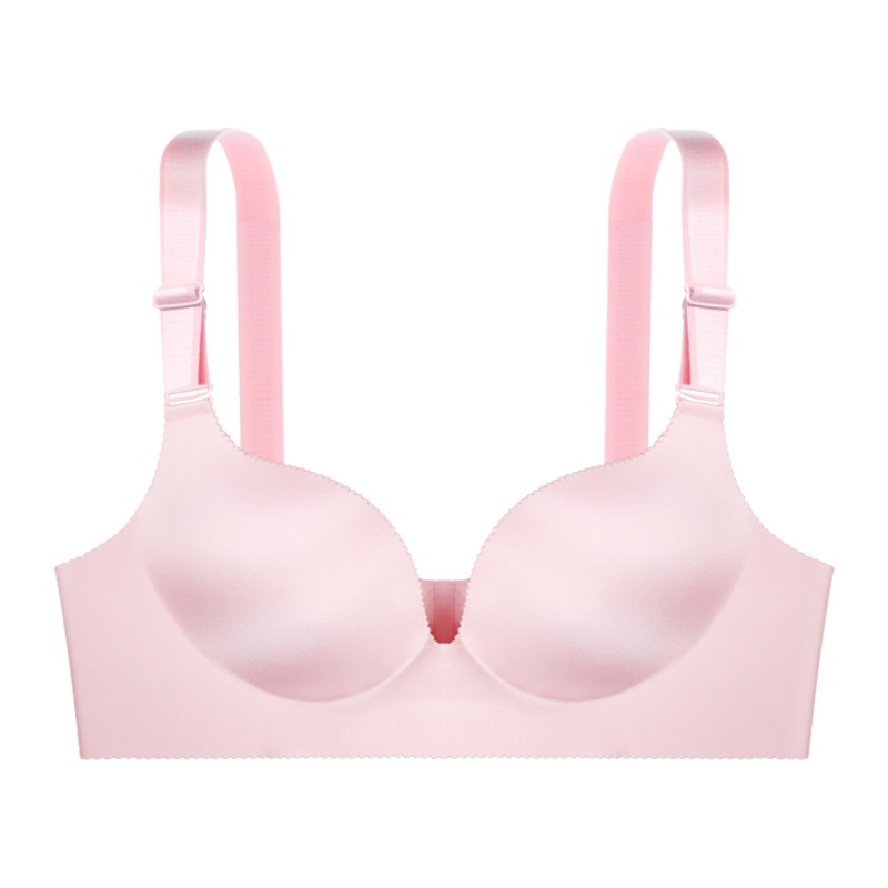 都市丽人光面无痕聚拢无钢圈调整型女士文胸胸罩内衣套装