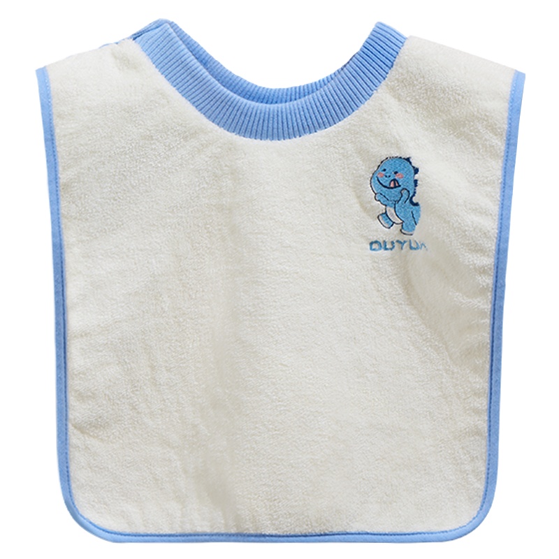 欧孕儿童洗漱巾宝宝刷牙漱口洗脸防水围兜吃饭围嘴婴儿漱口巾毛巾