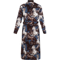 KENZO 高田贤三 女士 棉质中长款衬衫连衣裙 FA6 2RO017 9PF