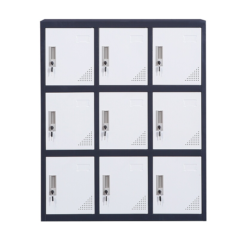 苏美特更衣柜矮柜办公柜储物柜钢制铁皮柜文件柜鞋柜柜档案柜茶水柜九门矮柜