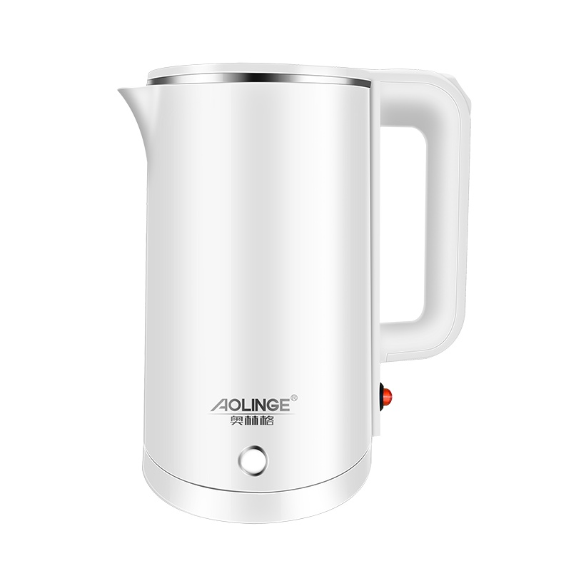奥林格(AOLINGE) BM-17家用电热水壶全自动断电不锈钢电热烧水壶开水壶热水壶防干烧煮茶器1.8L 象牙白