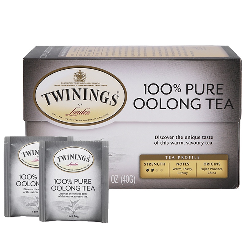 twinings英国川宁东方茶系列精品乌龙茶20片装茶叶欧洲进口袋泡茶40g