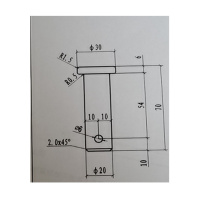 销轴 ∮30*70 100个起订