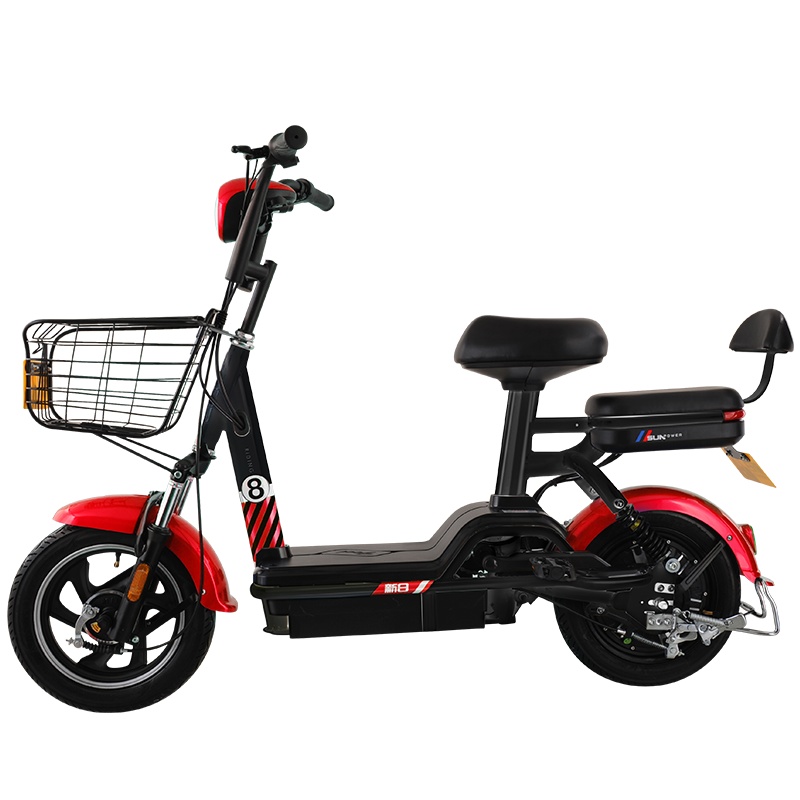 新日(Sunra)电动车 新国标米月电动自行车 48V成人电瓶车 男女式中小型助力踏板车轻便迷你代步车