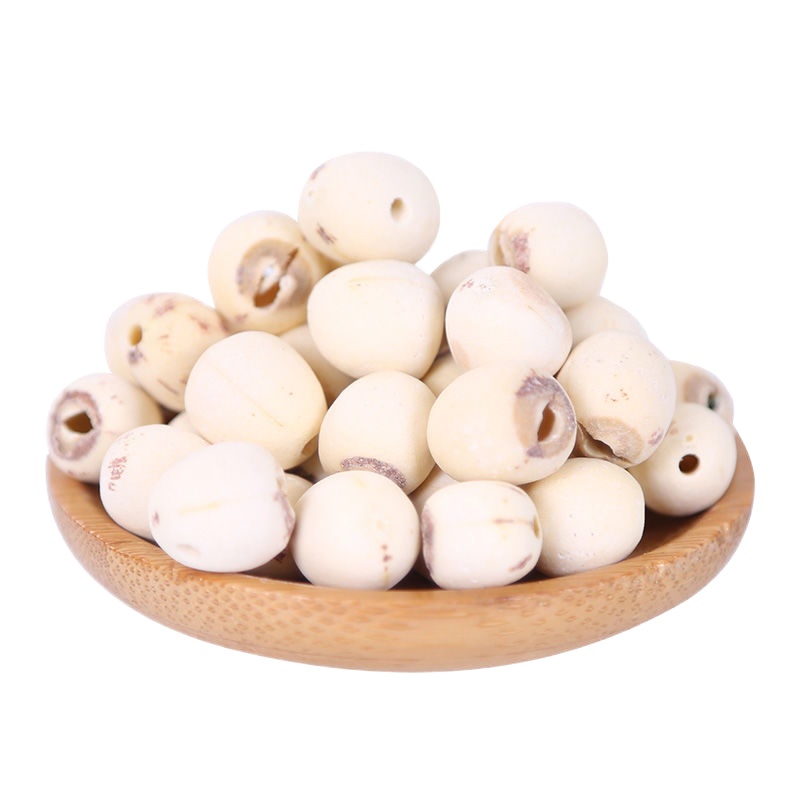 去芯白莲子 莲子干货送礼物湘莲银耳莲子羹 磨皮去芯白莲250g
