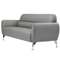 [红心家居]简约现代商务办公沙发办公室沙发三人位简易小型沙发