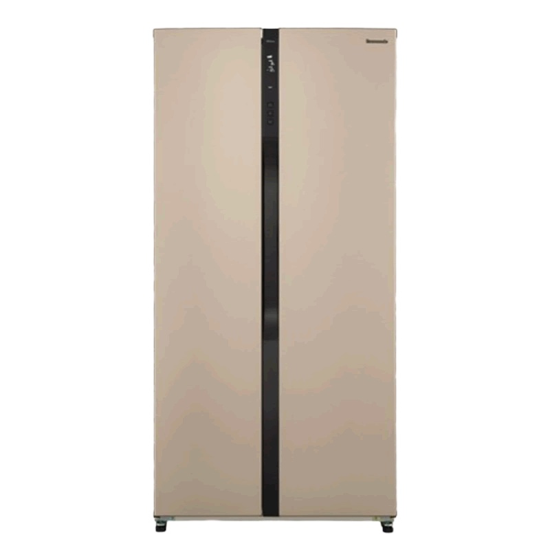 松下（Panasonic）570升对开门冰箱 磨砂金 变频风冷无霜 双循环制冷系统 NR-EW57SD1-N