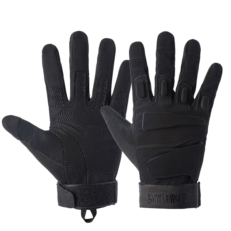 慕熙威尔 军迷战术手套男女秋冬季加绒保暖加厚格斗骑行山地车摩托车开车滑雪防滑防冻全指手套批发
