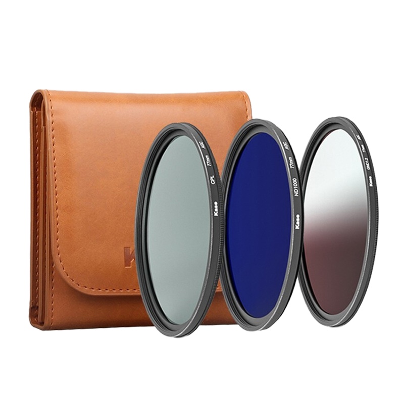 卡色(Kase)67mm圆形滤镜套装 CPL偏振镜+ND1000减光镜+GND1.2渐变灰镜+滤镜包微单单反相机镜头滤镜