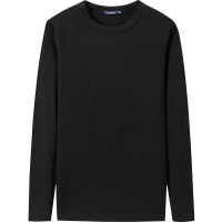 雅鹿男装秋季新品弹力百搭圆领套头上衣男士针织衫1079MAT1520