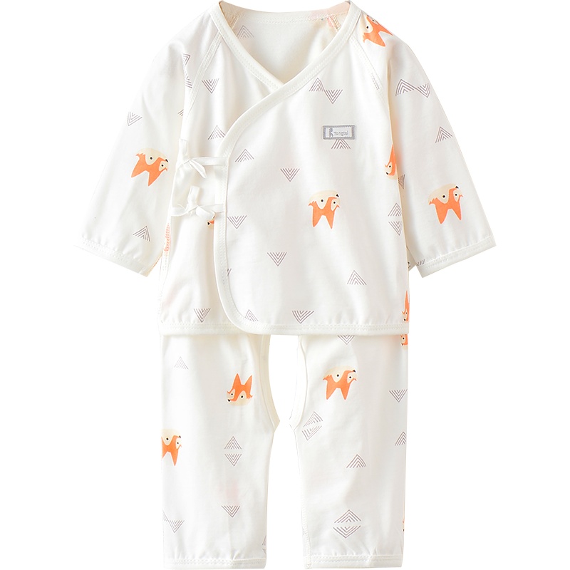 童泰(TONGTAI)夏季衣服0-3月新生儿纯棉套装婴儿和服内衣套装儿童内衣