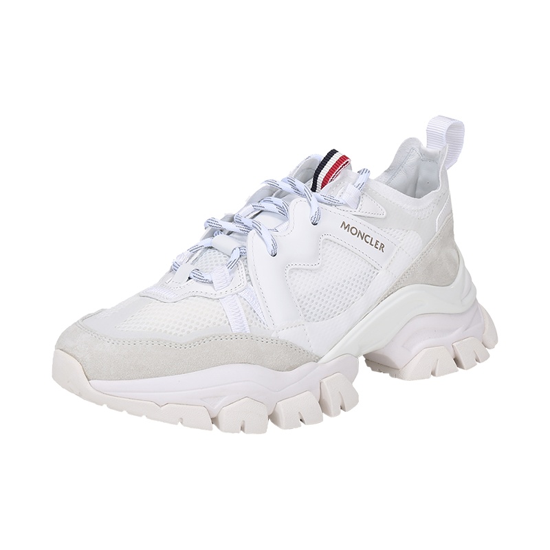 MONCLER 盟可睐 男士 织物配皮系带休闲运动鞋 4M70340 02SH4