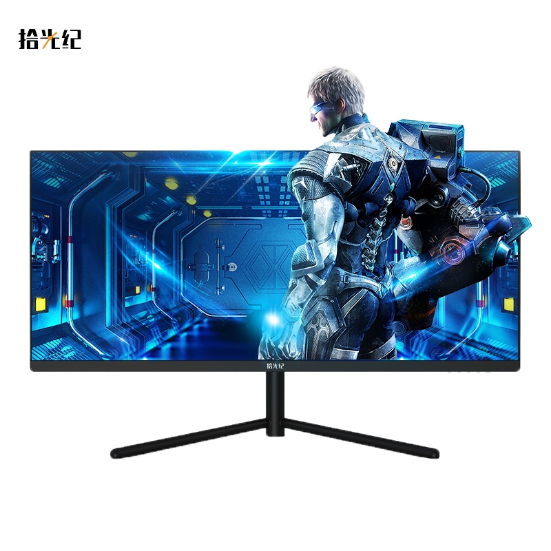 拾光纪电竞显示器30英寸100HZ带鱼屏智能分屏高清游戏家用显示器
