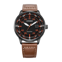西铁城(CITIZEN)休闲复古男表BM7395-11E