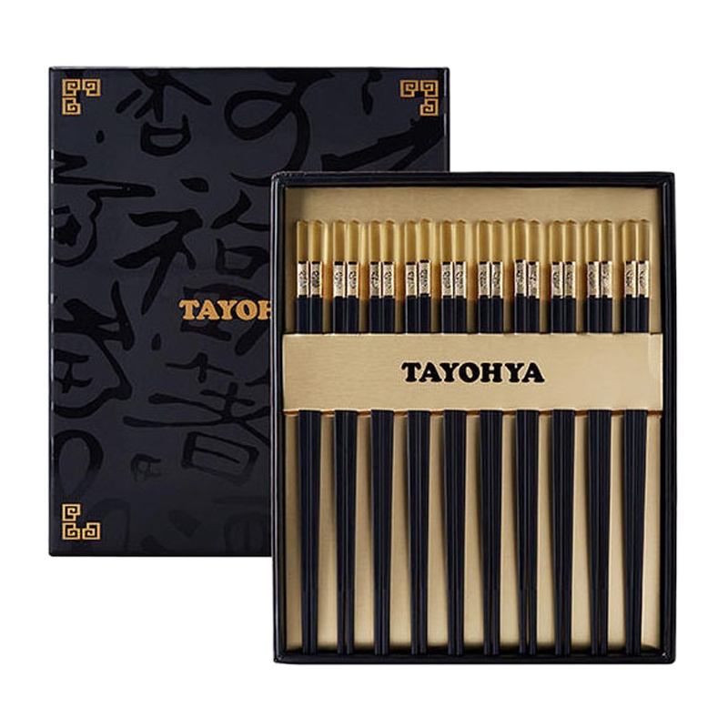 多样屋(TAYOHYA)火树银花合金筷10入礼盒-(TA21-0006BP)