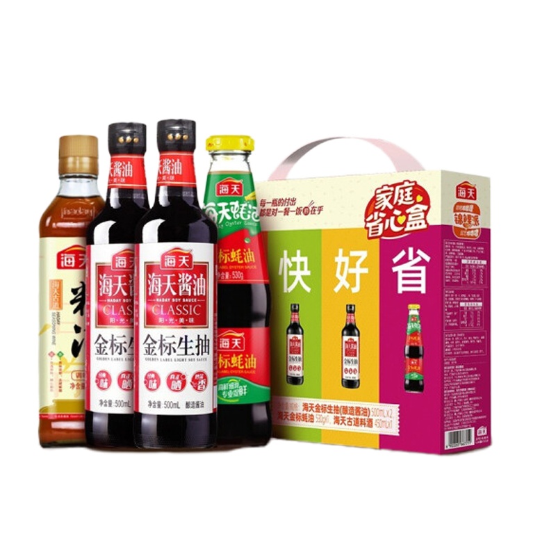 海天锦鲤调味礼盒(四件套)