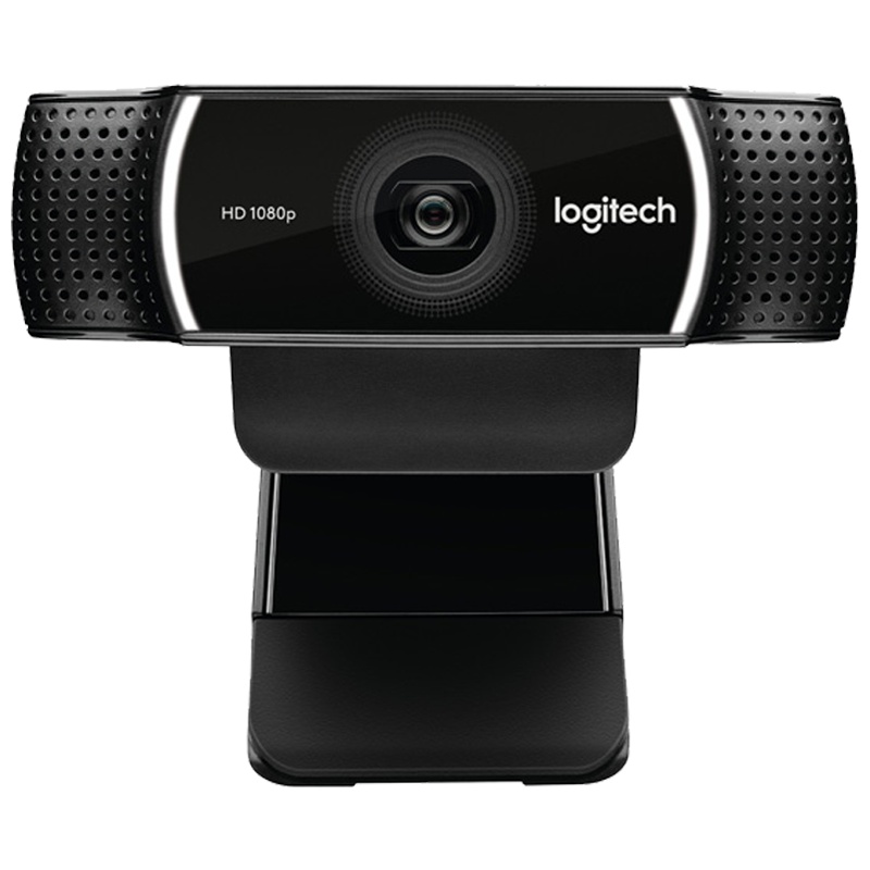 罗技(Logitech)C922 高清网络摄像头 1080p 全高清 双麦克风 立体声音效