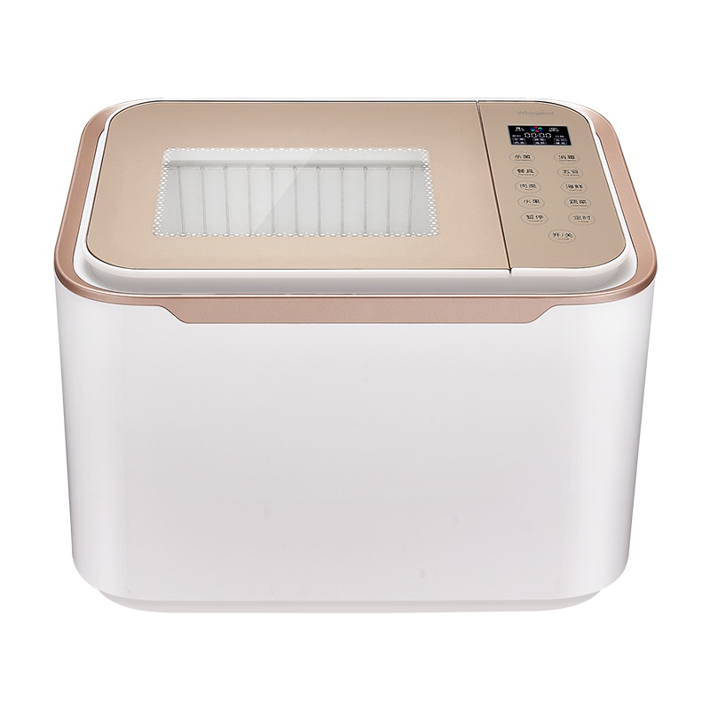 惠而浦(Whirlpool)超声波洗菜机家用果蔬清洗机解毒消毒蔬菜食材净化机12L大容量