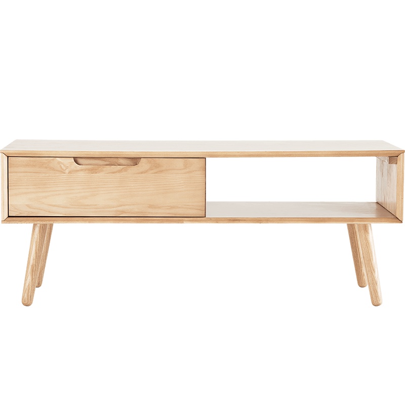 小米生态链企业8H全实木茶几北美进口白蜡木家用客厅收纳茶桌小户型简约原木家具