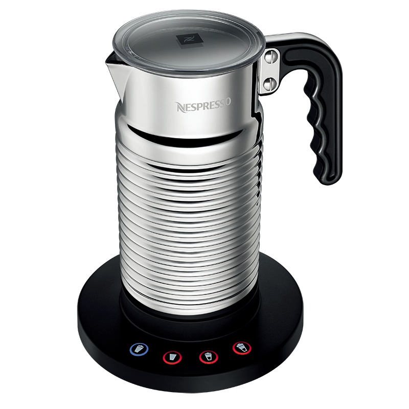 Nespresso 奶泡机四代 Aeroccino 4 多功能电动冷热两用打奶器 银色