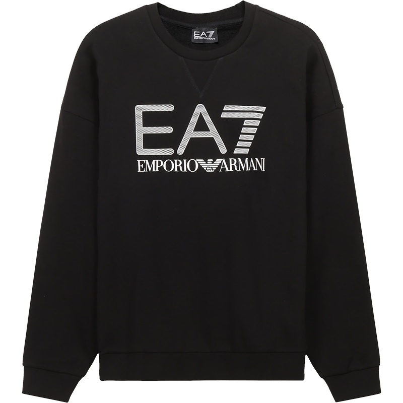 EMPORIO ARMANI EA7 阿玛尼 男士 棉质薄绒款圆领长袖卫衣运动衫3KPM93 PJ8BZ