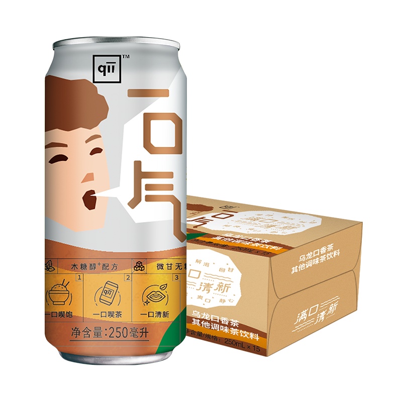 屈臣氏(Watsons)QII乌龙口香茶其他调味茶饮料250mL x 15 整箱装