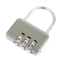 赛拓(SANTO) 0412 三位密码锁 旅行箱锁 柜门锁 抽屉锁 背包挂锁(颜色随机)