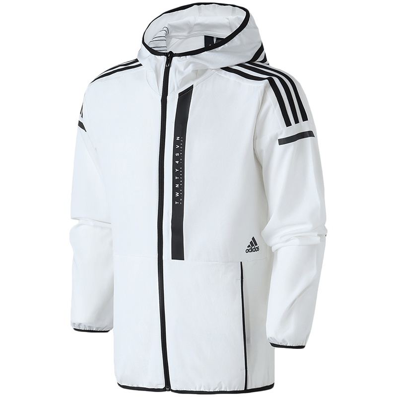 【自营】adidas男服外套夹克薄防风休闲运动服DV1137