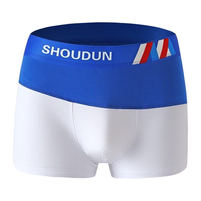 北极绒内裤男生平角棉潮流个性骚气可爱学生高中生四角短裤头