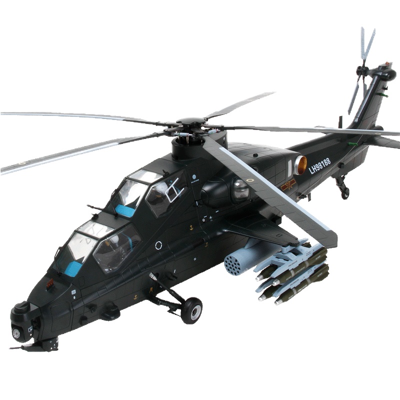 1:30武直十模型 wz10 直10武装直升机合金仿真飞机模型军事摆件
