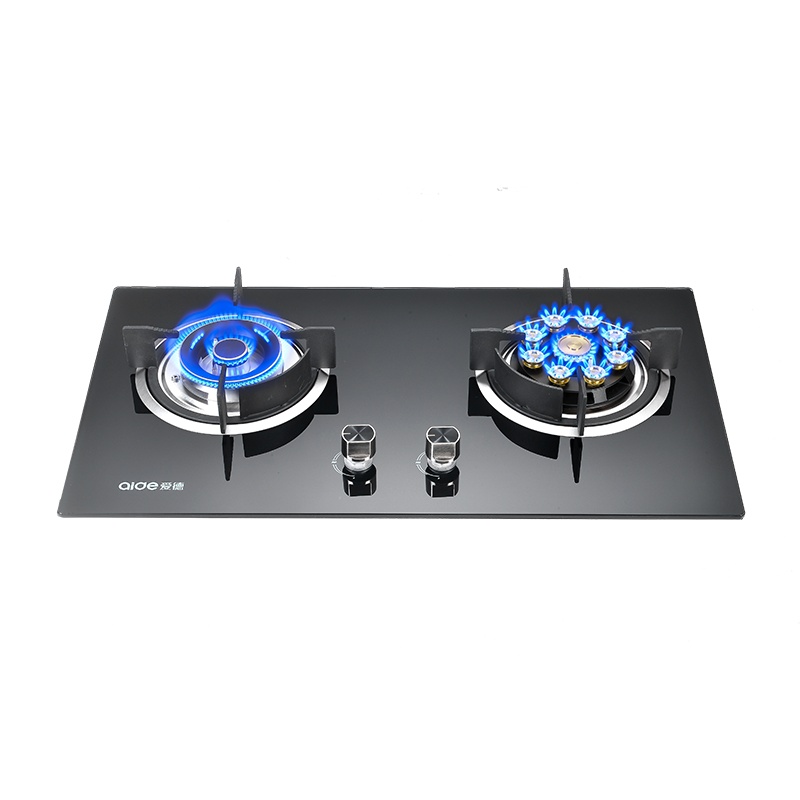 富士宝燃气灶JZT-Z5钢化玻璃燃气灶 大火力鸳鸯双灶具 台嵌两用燃气灶煤气灶(天然气)