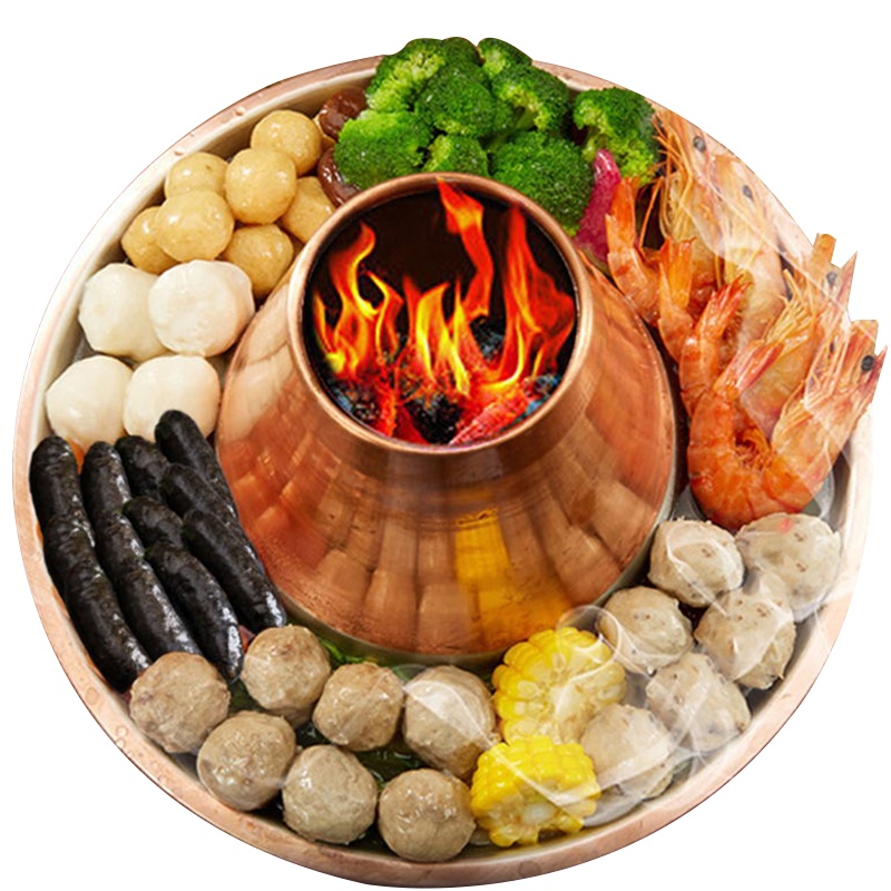 千鱼旺 年货大礼包家庭装2组组合3320g火锅丸子套餐组合装 关东煮麻辣烫海鲜肉丸火锅食材