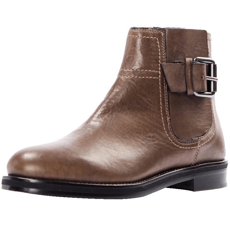 MCQ麦寇/亚历山大麦昆副线/欧美潮牌MCQ麦寇女士休闲时尚短靴棕色