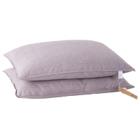 苏宁极物 抗菌可水洗舒棉枕 单只装舒适枕芯成人家用防螨抑菌