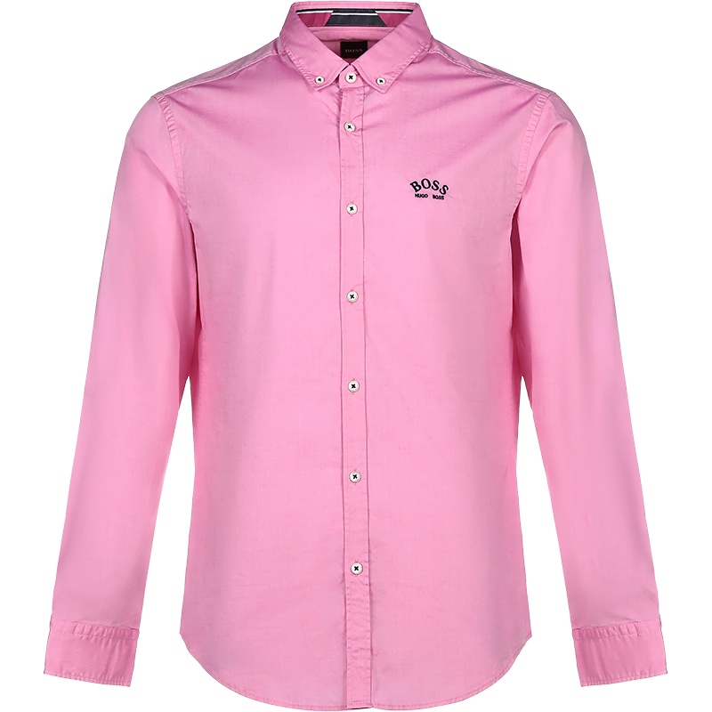 HUGO BOSS 雨果博斯 男士 棉质长袖衬衫 50431538