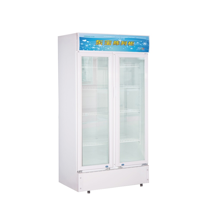 星星出品 东宝(DOBON)LSC-660TF2 660升冷藏展示柜 双门饮料柜 商用保鲜立式啤酒冰柜 超市风直冷冰箱
